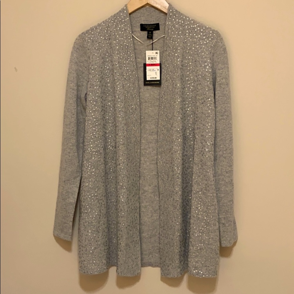 NWT charter club cashmere cardigan